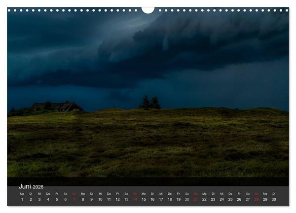 Produktbild: Sylt Morsumer Kliffabende Fotografien von Tobias Thiele (Wandkalender 2026 DIN A3 quer), CALVENDO Monatskalender