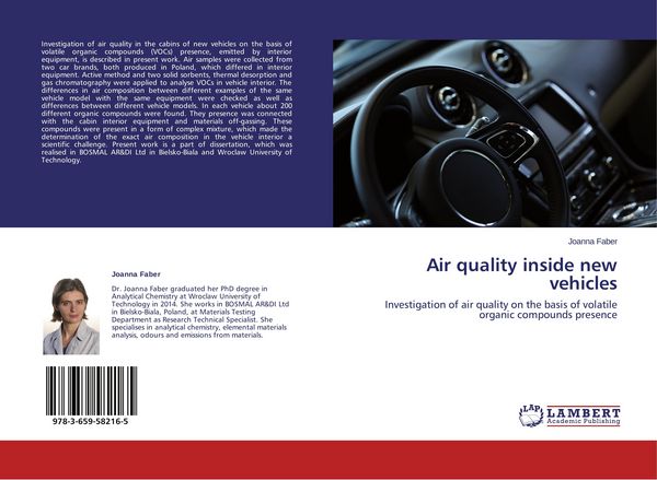 Produktbild: Air quality inside new vehicles