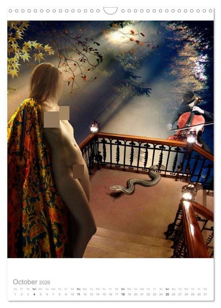 Produktbild: An Erotic Expedition to the World of Female Reveries (Wall Calendar 2026 DIN A3 portrait), CALVENDO 12 Month Wall Calendar
