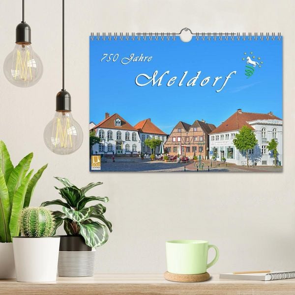 Produktbild: 750 Jahre Meldorf (Wandkalender 2026 DIN A4 quer), CALVENDO Monatskalender