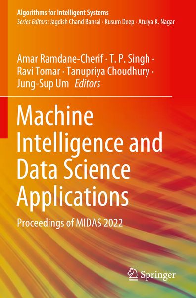 Produktbild: Machine Intelligence and Data Science Applications