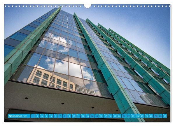 Produktbild: Towers of Frankfurt Fotokalender 2026 (Wandkalender 2026 DIN A3 quer), CALVENDO Monatskalender