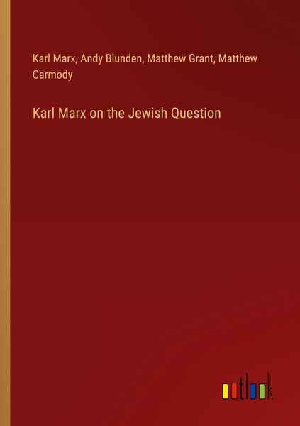Produktbild: Karl Marx on the Jewish Question