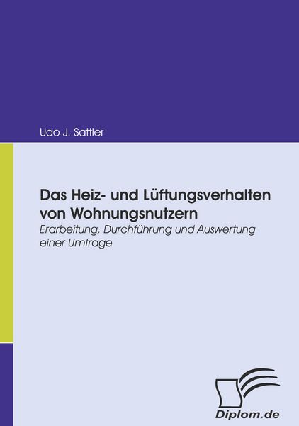 Produktbild: Das Heiz- und L&uuml;ftungsverhalten von Wohnungsnutzern