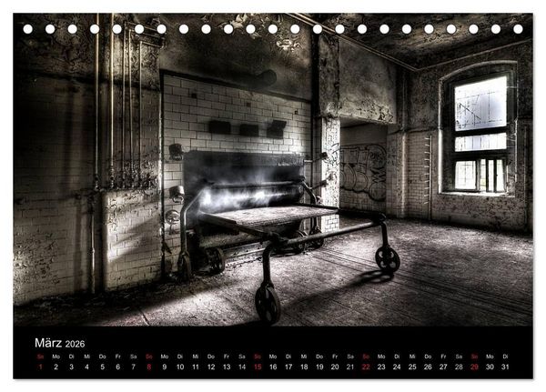 Produktbild: Verlassene Orte - Berlin - Brandenburg (Tischkalender 2026 DIN A5 quer), CALVENDO Monatskalender