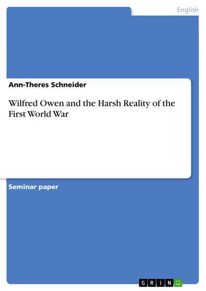 Produktbild: Wilfred Owen and the Harsh Reality of the First World War