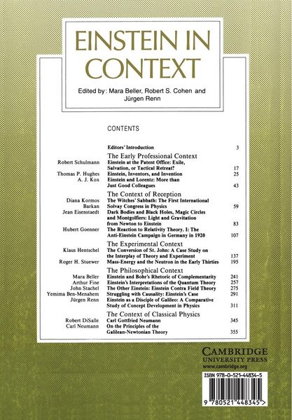 Produktbild: Einstein in Context