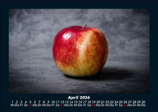 Produktbild: Obstkalender 2026 Fotokalender DIN A5
