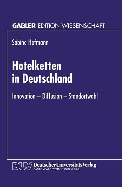 Produktbild: Hotelketten in Deutschland