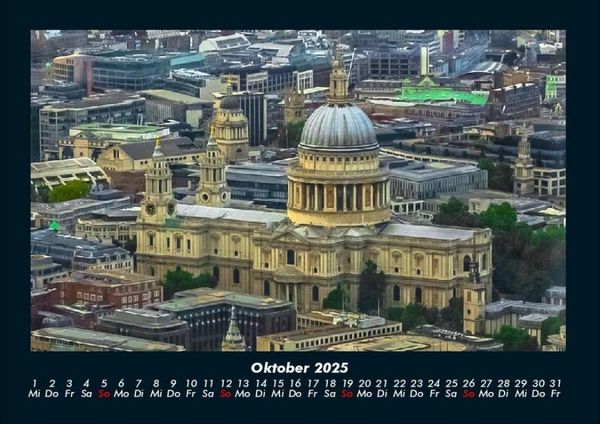 Produktbild: London 2025 Fotokalender DIN A4
