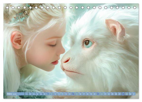 Produktbild: Willkommen im Fantasieland - M&auml;rchenbilder (Tischkalender 2026 DIN A5 quer), CALVENDO Monatskalender