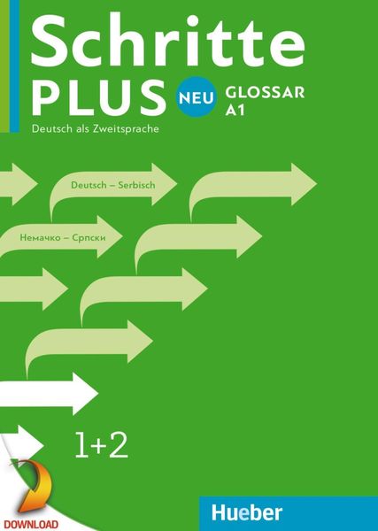 Produktbild: Schritte plus Neu 1+2. PDF-Download Glossar Deutsch-Serbisch