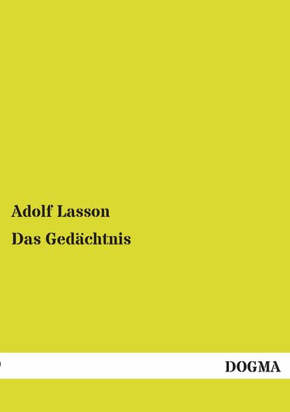 Produktbild: Das Ged&auml;chtnis