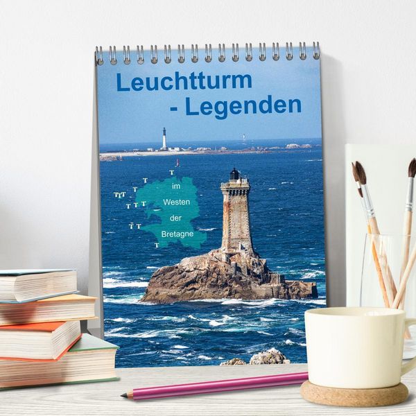 Produktbild: Leuchtturm-Legenden im Westen der Bretagne (Tischkalender 2026 DIN A5 hoch), CALVENDO Monatskalender