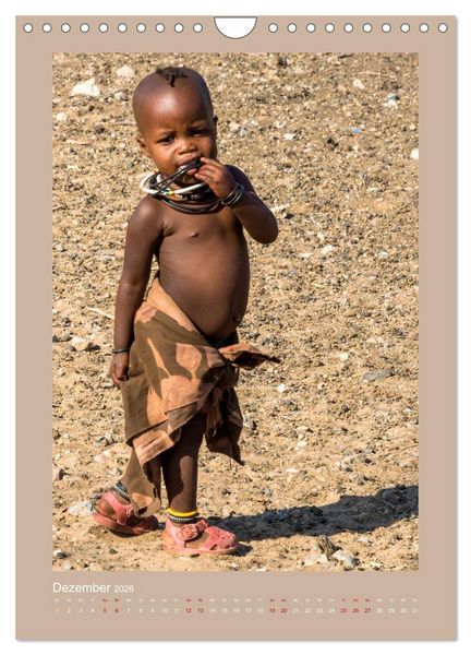 Produktbild: Besuch bei den Himbas - Namibia (Wandkalender 2026 DIN A4 hoch), CALVENDO Monatskalender