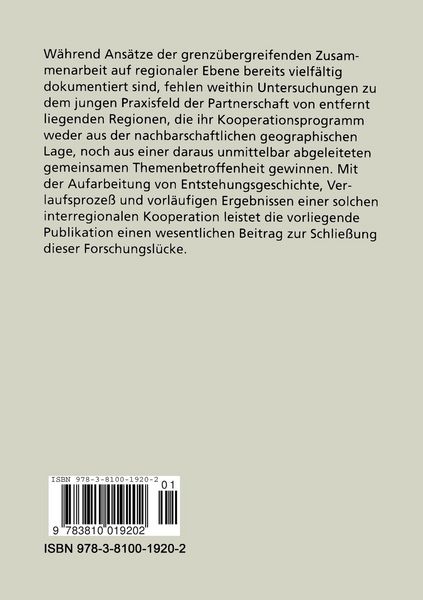 Produktbild: Interregionale Zusammenarbeit in der EU