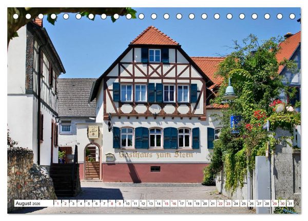 Produktbild: Fl&ouml;rsheim am Main vom Frankfurter Taxifahrer Petrus Bodenstaff (Tischkalender 2026 DIN A5 quer), CALVENDO Monatskalender