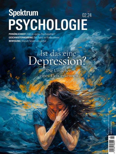 Produktbild: Spektrum Psychologie 2/2024 - Ist das eine Depression?