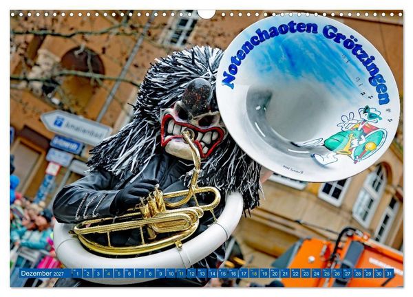 Produktbild: Karlsruher Fastnacht (Wandkalender 2027 DIN A3 quer), CALVENDO Monatskalender