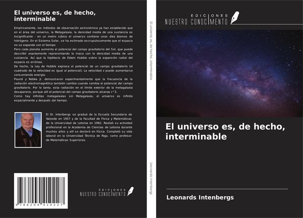 Produktbild: El universo es, de hecho, interminable