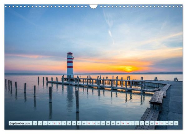 Produktbild: Leuchtt&uuml;rme - Maritime Leuchtfeuer an den K&uuml;sten (Wandkalender 2026 DIN A3 quer), CALVENDO Monatskalender