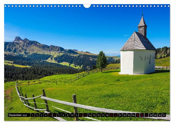 Produktbild: Sehnsucht Seiser Alm (Wandkalender 2026 DIN A3 quer), CALVENDO Monatskalender