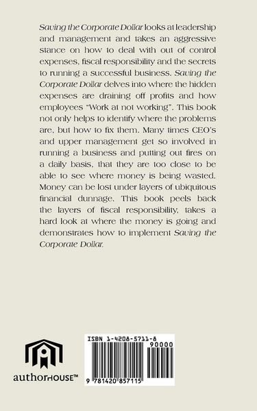 Produktbild: Saving the Corporate Dollar