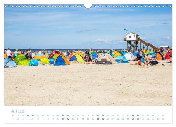 Produktbild: Mehr Nordsee (Wandkalender 2026 DIN A3 quer), CALVENDO Monatskalender