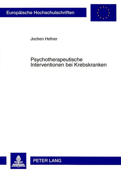 Produktbild: Psychotherapeutische Interventionen bei Krebskranken