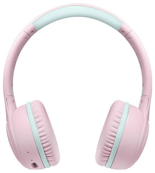 Produktbild: LogiLink BT0073P On Ear Headset Bluetooth&reg;, kabelgebunden Rosa, Hellblau Faltbar, Lautst&auml;rkebegrenzung