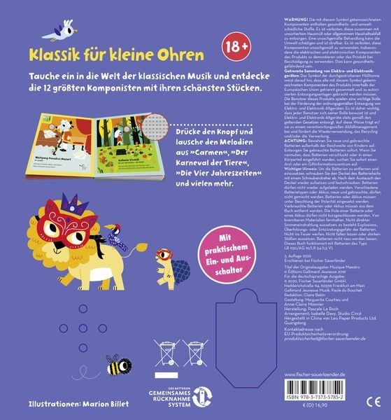 Produktbild: H&ouml;rst du Mozart, Bach und Beethoven? (Soundbuch)
