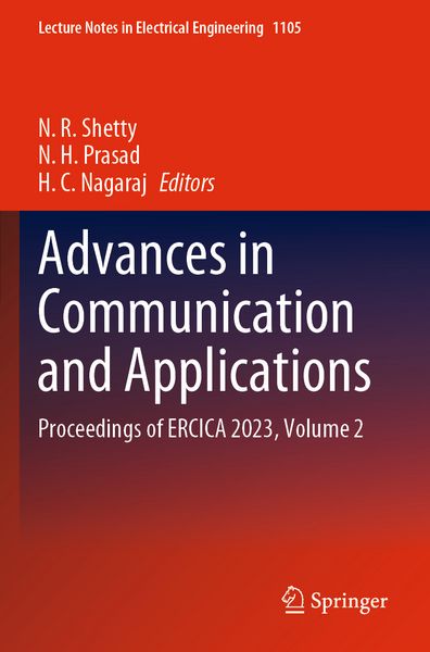 Produktbild: Advances in Communication and Applications