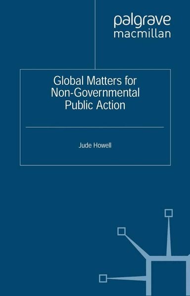 Produktbild: Global Matters for Non-Governmental Public Action