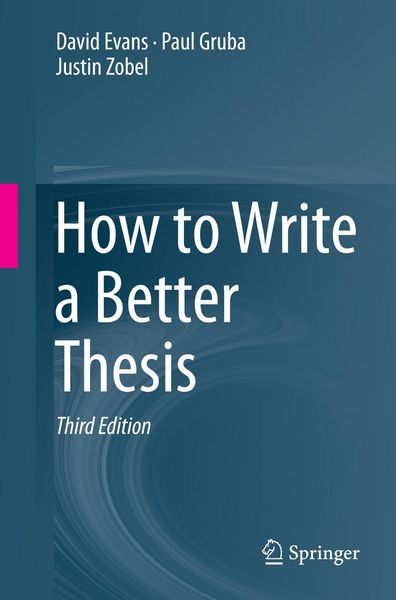 Produktbild: How to Write a Better Thesis