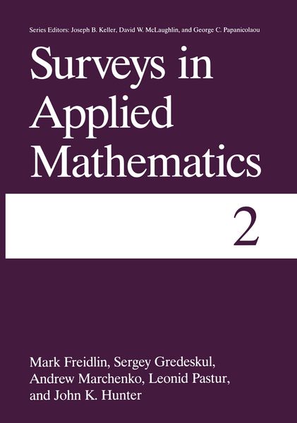 Produktbild: Surveys in Applied Mathematics