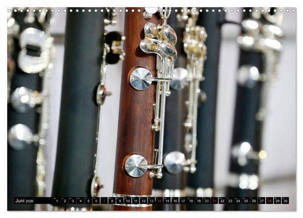 Produktbild: Die Welt der Musikinstrumente (Wandkalender 2026 DIN A3 quer), CALVENDO Monatskalender