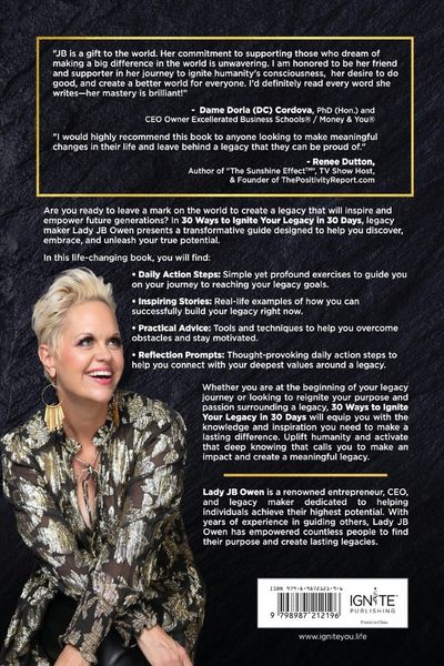 Produktbild: 30 Ways to Ignite Your Legacy in 30 Days