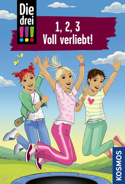 Die drei !!!, 1, 2, 3 Voll Verliebt!, Gebundene Ausgabe von Maja von Vogel,Henriette Wich, Franckh-Kosmos