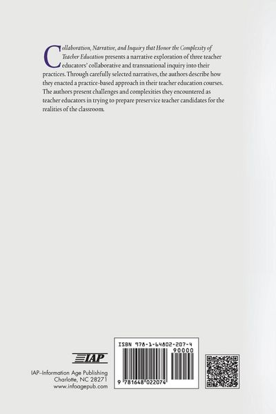 Produktbild: Collaboration, Narrative, and Inquiry That Honor the Complexity of Teacher Education