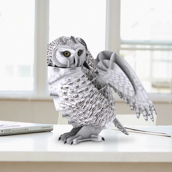 Produktbild: CUBICFUN - 3D Puzzle Schneeeule 32 Teile