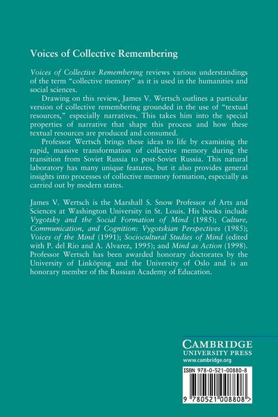 Produktbild: Voices of Collective Remembering