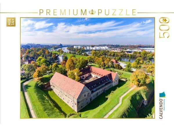 CALVENDO Puzzle Die Festung in Rüsselsheim | 500 Teile Lege-Größe 48 × 36 cm Foto-Puzzle für Erwachsene