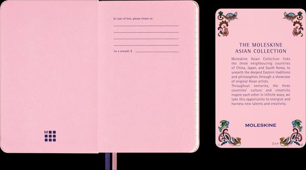 Produktbild: Moleskine Sakura Notizbuch, P/A6, Liniert, Fester Einband