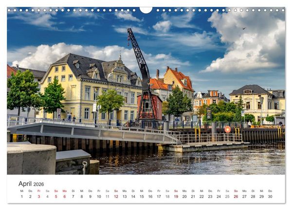 Produktbild: Nieders&auml;chsische K&uuml;ste - K&uuml;stenorte von Ostfriesland bis Bremerhaven (Wandkalender 2026 DIN A3 quer), CALVENDO Monatskalender