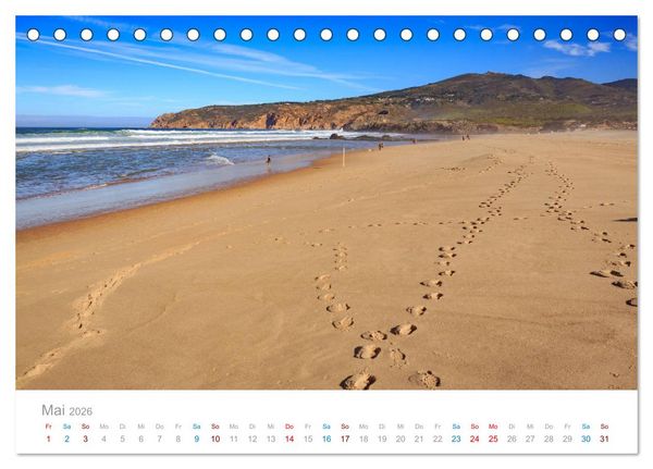 Produktbild: ESTORIL - die sch&ouml;nsten Badeorte Lissabons (Tischkalender 2026 DIN A5 quer), CALVENDO Monatskalender