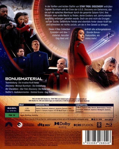 STAR TREK: Discovery - Staffel 5 [4 BRs]
