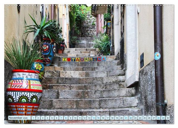 Produktbild: Taormina Siziliens Perle (Wandkalender 2026 DIN A2 quer), CALVENDO Monatskalender