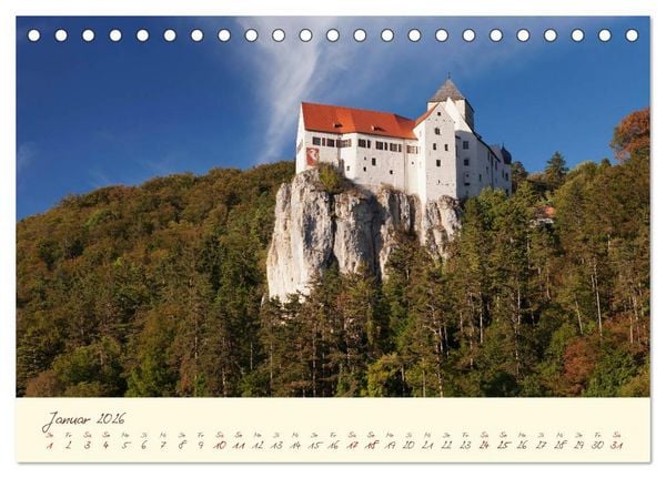 Produktbild: Burgen in Bayern Bayerns trutzige Vergangenheit (Tischkalender 2026 DIN A5 quer), CALVENDO Monatskalender