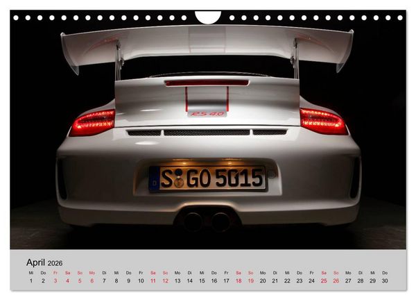Produktbild: Porsche GT3RS 4,0 (Wandkalender 2026 DIN A4 quer), CALVENDO Monatskalender