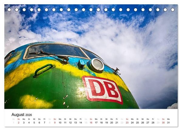 Produktbild: Auf eisernen Wegen - Faszination Bahn (Tischkalender 2026 DIN A5 quer), CALVENDO Monatskalender
